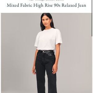 28 short - The 90’s Relaxed Curve Love High Rise - Abercrombie Jean